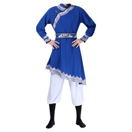 訂購蒙古舞蹈服裝    設計蒙族演出服    成人筷子舞現代男士舞蹈服飾     表演服內蒙古    SKDO009 訂購蒙古舞蹈服裝    設計蒙族演出服    成人筷子舞現代男士舞蹈服飾     表演服內蒙古    SKDO009